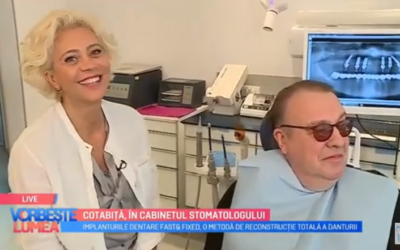 Interviu: Dr. Anca Vereanu- implanturi si coroane intr-o zi pt Gabriel Cotabita, Pro TV